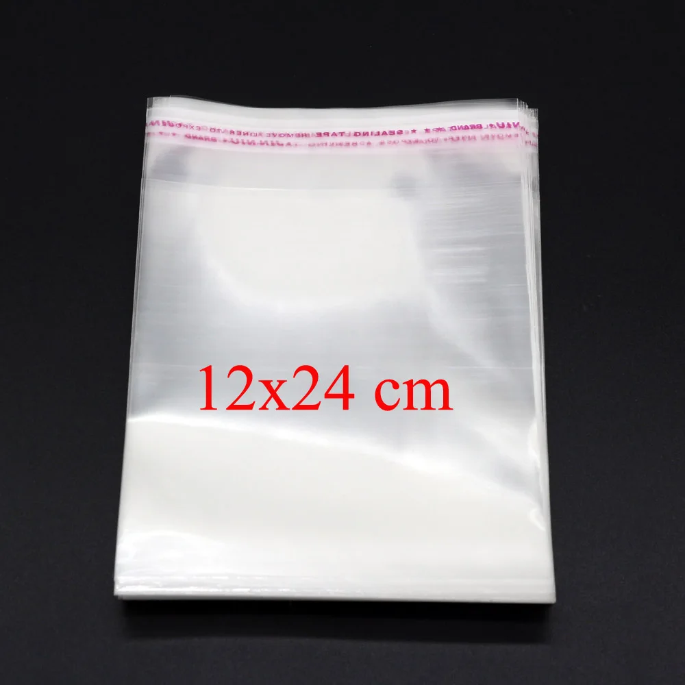 200 Pcs/Lot Self Adhesive Plastic Bag Self Adhesive Seal Bag Clear
