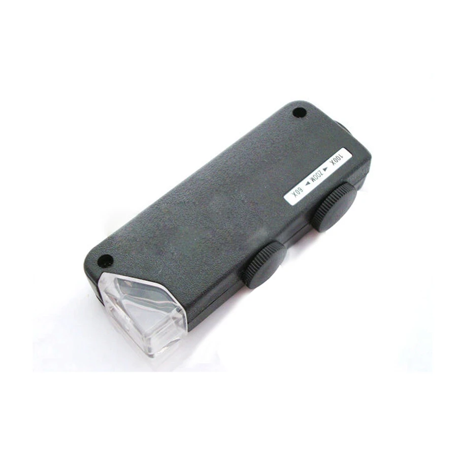 

60X-100X Mini Pocket Microscope with LED Light MG10081-1