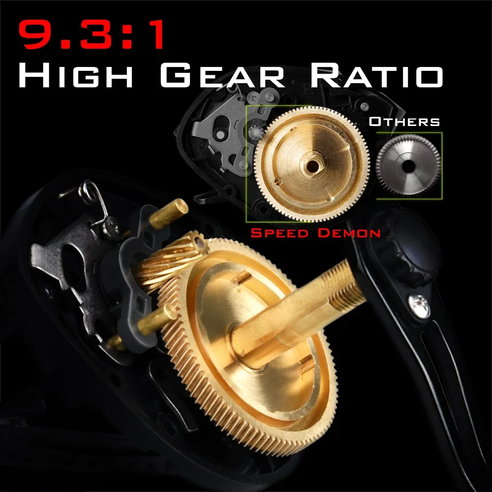 fishing reel gears