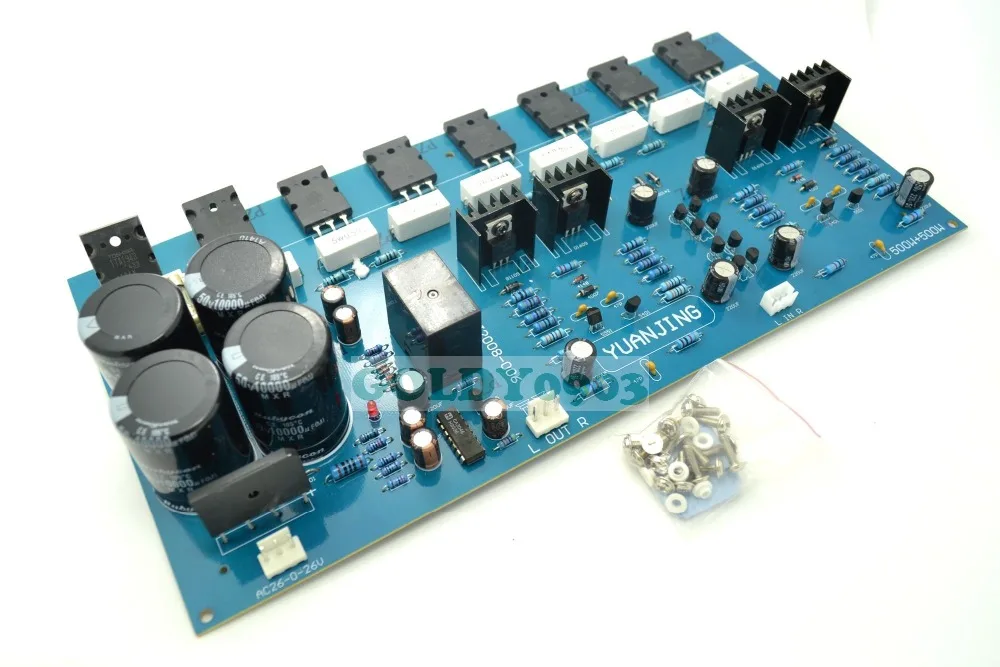 

2SC5200 X4 + 2SA1943 X4 8 Power Amplifier Board 200W+200W