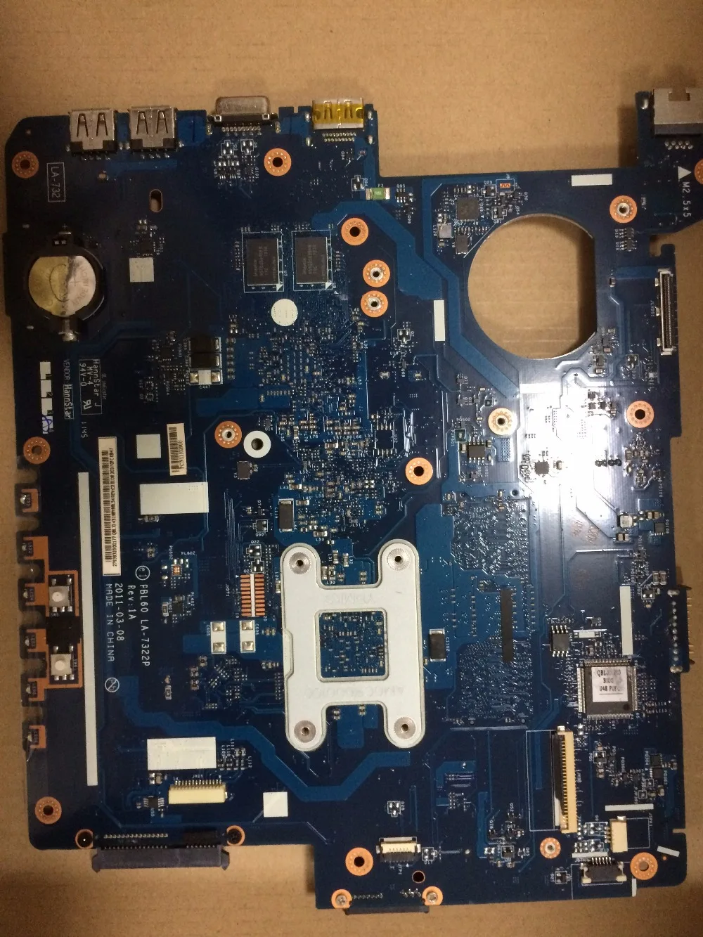 Placa-mãe para Computador Laptop Asus Placa Principal Completa para Testes Compatível com X53b K53b K53br X53by X53br - Imagem 2
