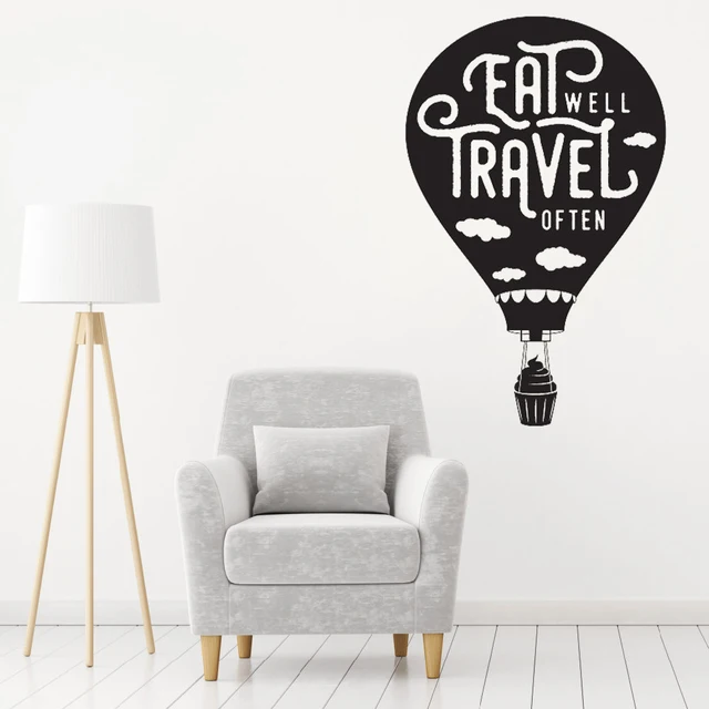 Cheap Hot Air Balloon Quotes Wall Sticker Decal For Kitchen Dining Room Wall Mural Vinyl Removable Modern Home Decor Wall Decals LC339 Cheap Hot Air Balloon Quotes Wall Sticker Decal For Kitchen Dining Room Wall Mural Vinyl Removable Modern Home Decor Wall Decals LC339