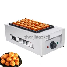 Профессиональная электрическая машина для приготовления шариков из осьминога антипригарная сковорода рыбный шар печь коммерческое одиночное устройство для приготовления такояки 220v1pc