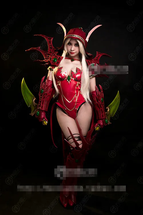 

Valeera WOW Costume World of Warcraft Valeera Sanguinar cosplay costume private custom made/size Full Set dress and armors