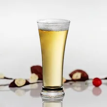 Новое модное многофункциональное прозрачное пивное стекло ручной работы 360 мл прозрачное бессвинцовое Хрустальное стекло GO04
