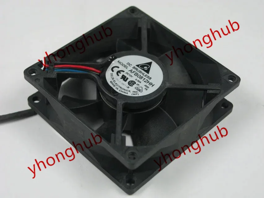 Охлаждающий вентилятор для сервера Delta Electronics AFB0812HH R00 DC 12 В 0 30 а 80x80x25 мм|square fan|server