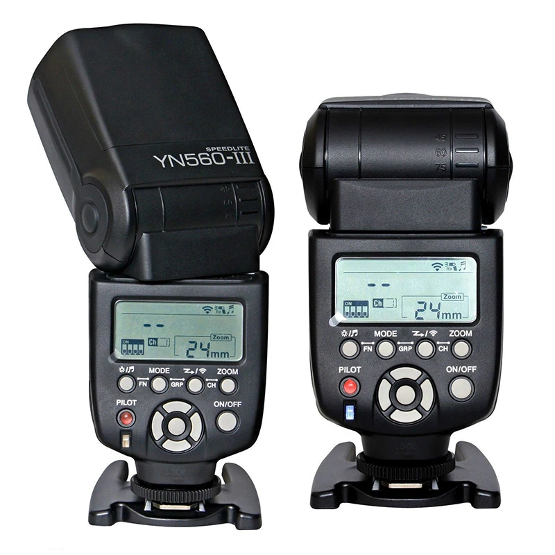 Светодиодная лампа для видеосъемки YONGNUO YN560 III Беспроводной Вспышка Speedlite Canon Nikon