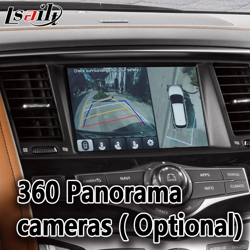 Plug & Play Android GPS caja de navegación para QX80 Infiniti interfaz Android compatible con carplay inalámbrico, control de perilla OEM por Lsailt Plug & Play Android GPS caja de navegación para QX80 Infiniti interfaz Android compatible con carplay inalámbrico, control de perilla OEM por Lsailt