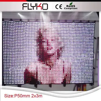 

Free shipping led video curtain play full sexy movies led vision video curtain