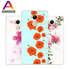 Xiaomi redmi 4 pro Case,Silicon beautiful flowers 3D relief Soft TPU Back Cover for Xiaomi redmi4 pro Transparent Phone Bags