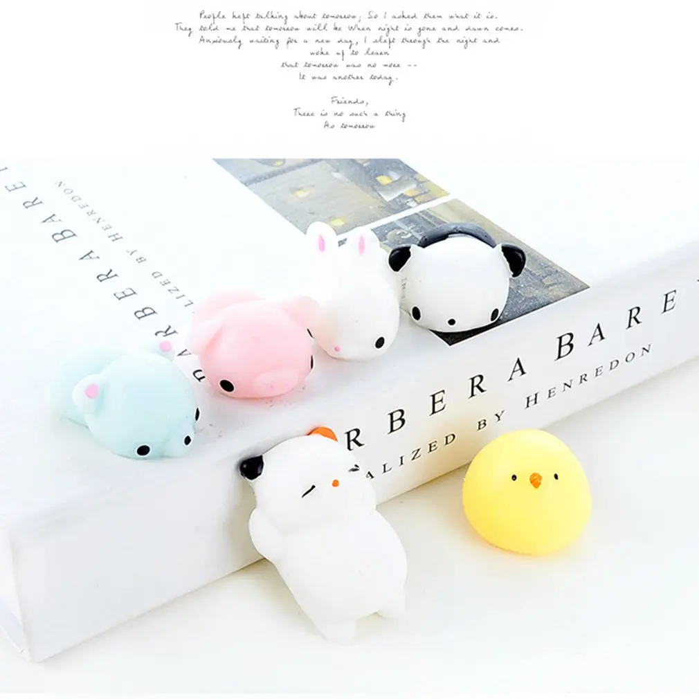 

Cute Mini Squishy Toy Animal Ding-ding Cat Antistress Ball Squeeze Toys Rising Toys Soft Sticky Stress Relief Funny Gift Toy