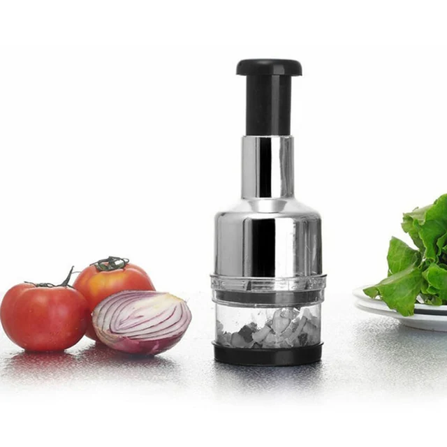 Manual Press Vegetable Fruit Garlic Chopper Hand Pull Food Chopper