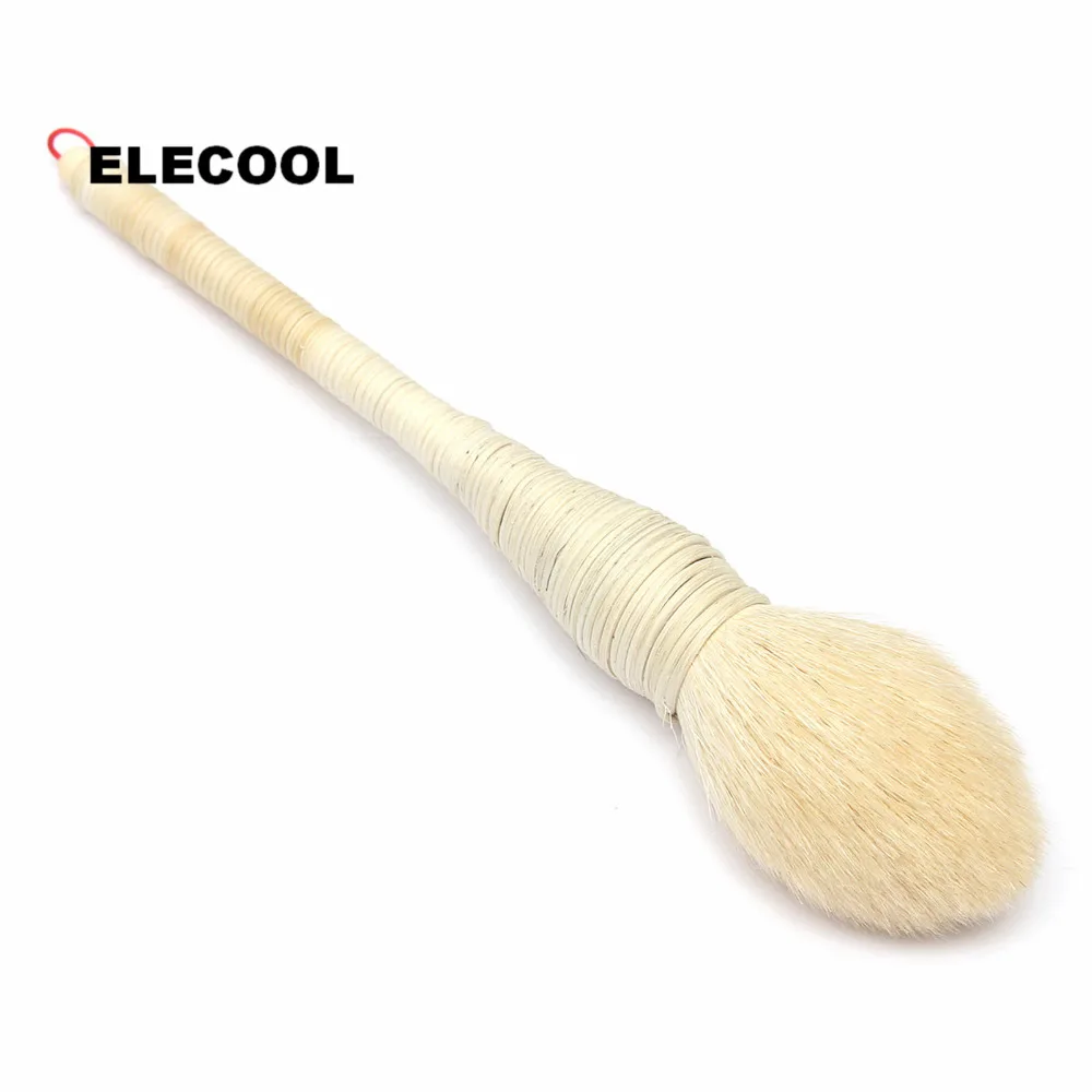 

ELECOOL Pro NEW White/Black Rattan Goat Hair Make up Brushes Cosmetic Blush Powder Foundation Make up Brushes Tools
