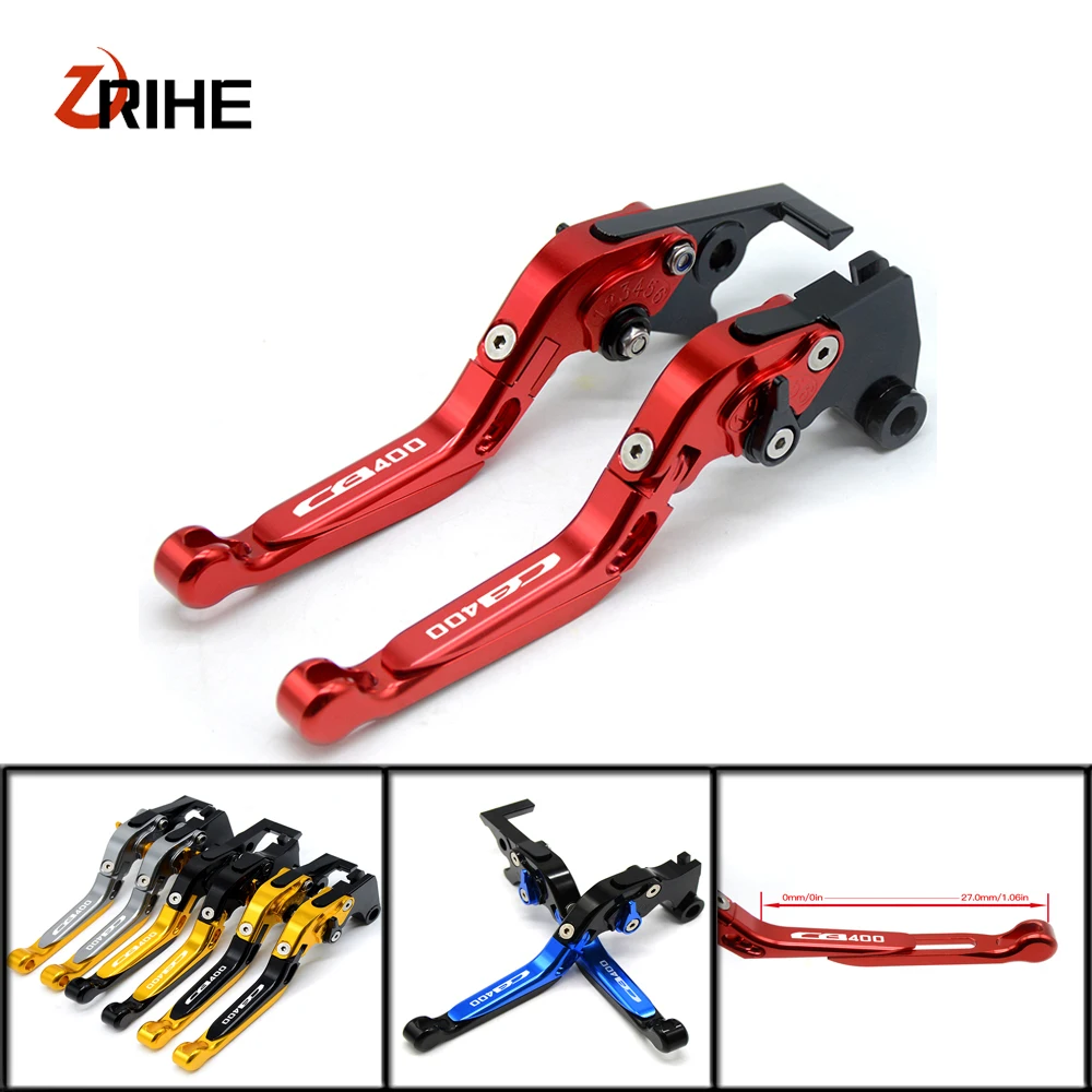 CNC Motorcycle Adjustable Folding Extendable Brake Clutch Levers For Honda CB400(CB400SF) 1995 1996 1997 1998 1992 1993 1994