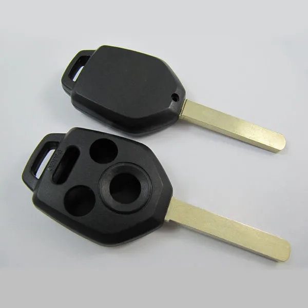5PCS Remote Key Case 3 Buttons With Panic DAT17 for Subaru Legacy Outback Car Key Shell Blanks