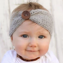 2017 girl knit crochet turban headband warm headbands hair accessories for newborns Hairband Phtography Props ornaments