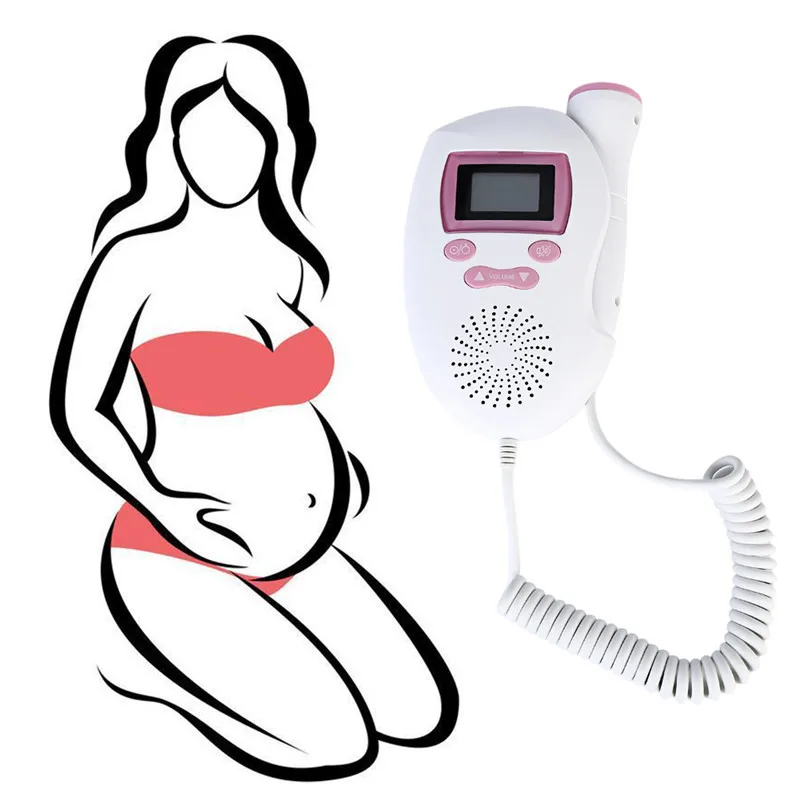 

MBOSS Digital Fetal Doppler Prenatal Baby Heart Monitor Pocket Portable 2.5MHz Color LCD Display