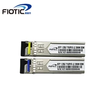 SFP 1.25G LC connector gigabit 1000BASE-LX 1310nm 1550nm 20km DDM BIDI GLC-LH-SM simplex LC Optical Fiber Transceiver module