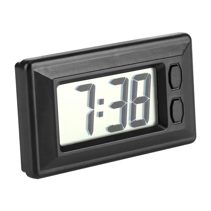 Ultra-thin Time Data LCD Screen Digital Display Superior Quality Convenient Fashion Clock With Calendar For Car Dashboard#291432 Ultra-thin Time Data LCD Screen Digital Display Superior Quality Convenient Fashion Clock With Calendar For Car Dashboard#291432