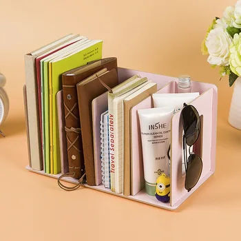

Creative DIY Wooden Storage Rack Organizer Home Bedroom Student Dormitory Desktop Book Sundries DVD Storage Finishing Rack