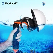 PULUZ Dome Port Waterproof Shell Water Mirror Mask Floating Hand Grip Shutter Trigger Tripod For GoPro Hero 6 5 Camera Accessory