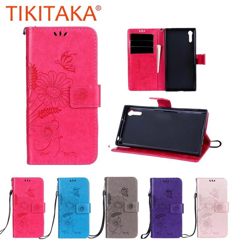 

For Sony Xperia XZ Case Retro Leather & Silicone Wallet Flip Cover For Sony Xperia XZ Dual F8332 F8331 Phone Bags With Card slot