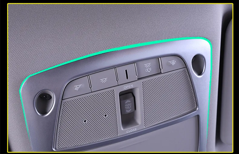 Для Nissan X-trail X trail T32- передний и задний светильник для чтения, декоративный светильник для внутренней модификации