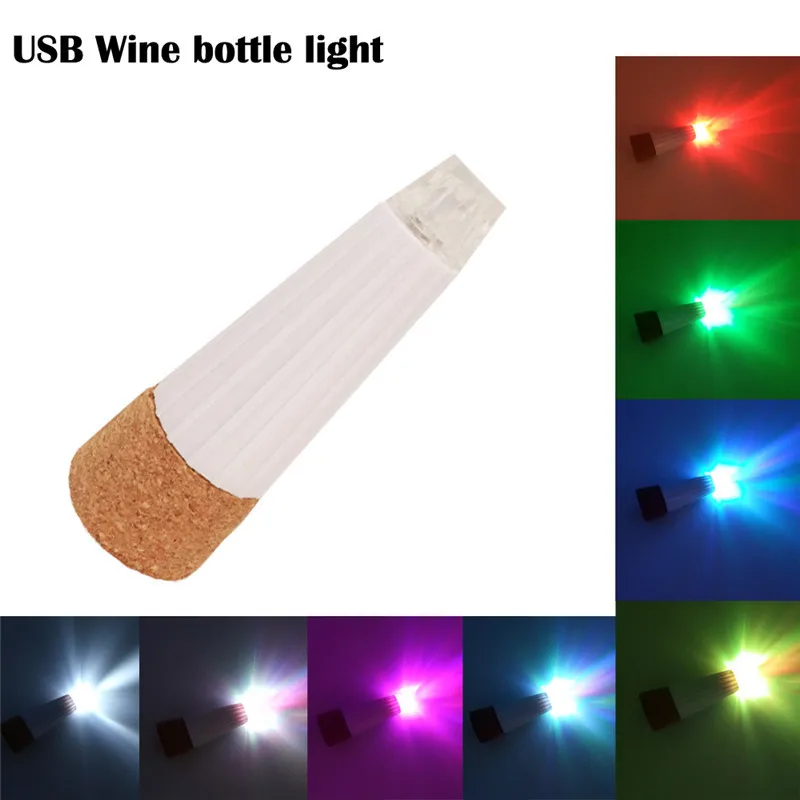 Holiday LED Wine Bottle Light USB Rechargeable Creative Hexagon Cork Cap Super Bright Wine Bottle Lamp festive atmosphere lights Holiday LED Wine Bottle Light USB Rechargeable Creative Hexagon Cork Cap Super Bright Wine Bottle Lamp festive atmosphere lights