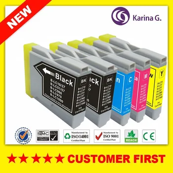 

5PCS compatible Ink Cartridge for LC960 LC970 LC1000 LC10 LC37 LC51 LC57 For Brother MFC-235C/240C/260C/3360C/440CN/460CN