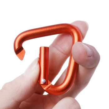 

Triangle Carabiner Outdoor Camping Hiking Keychain Snap Clip Hook Kettle Buckle
