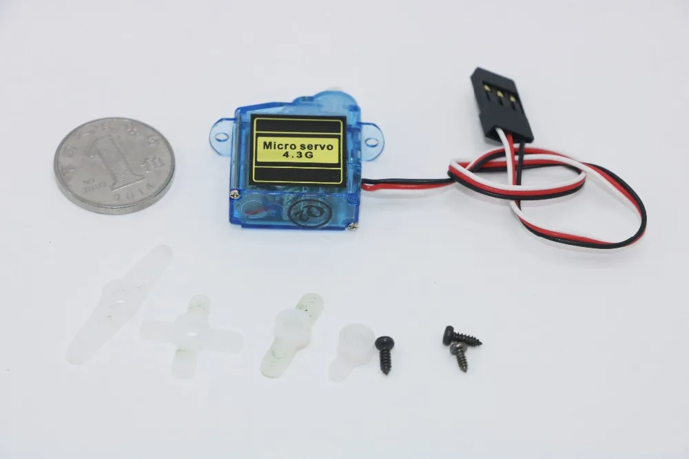 Мини сервопривод 4x4 3g для радиоуправляемого вертолета (3 7G 9G Micro Servo опт) +