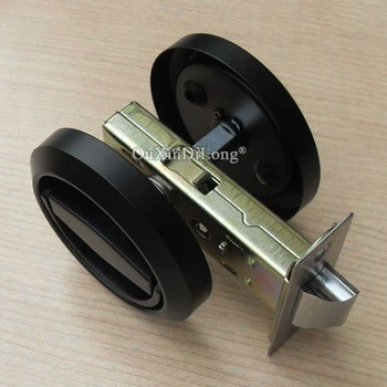 고품질 10 개/몫 304 스테인레스 스틸 블랙 오목한 보이지 않는 컵 핸들 도어 잠금 내화성 잠금 세트