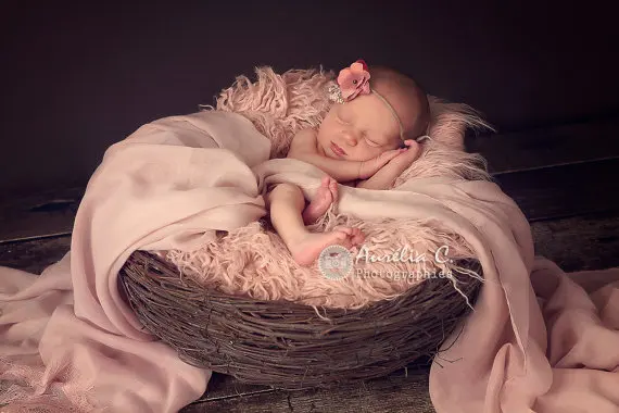 50*80 см искусственного меха новорожденный получения Одеяло маленьких Подставки для фотографий коврик для малышей спать ковер младенец