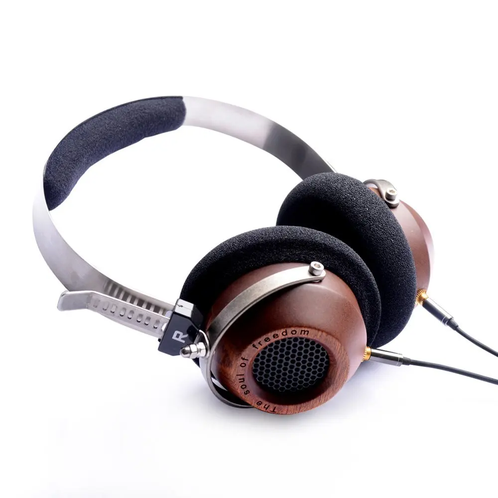 OKCSC M1 Wooden HiFi Headphones DIY Semi-Open-Back