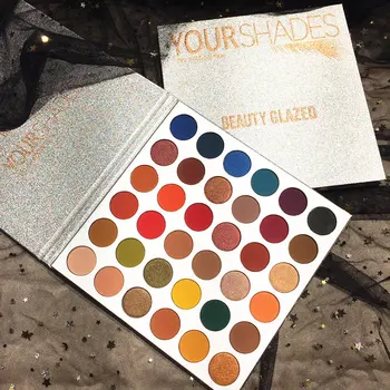 

Beauty Glazed 36 Colors Eyeshadow Pallete Matte Glitter Make Up Long Lasting Eye shadow Palette Cosmetics