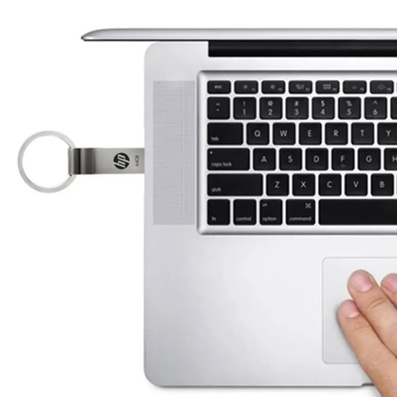 New HP USB Flash Drive 64GB Metal Thumb Drives Key Ring Custom Memory Stick v285w Cle USB Disk on Key OTG USB C Pen Drive 64 gb (6)