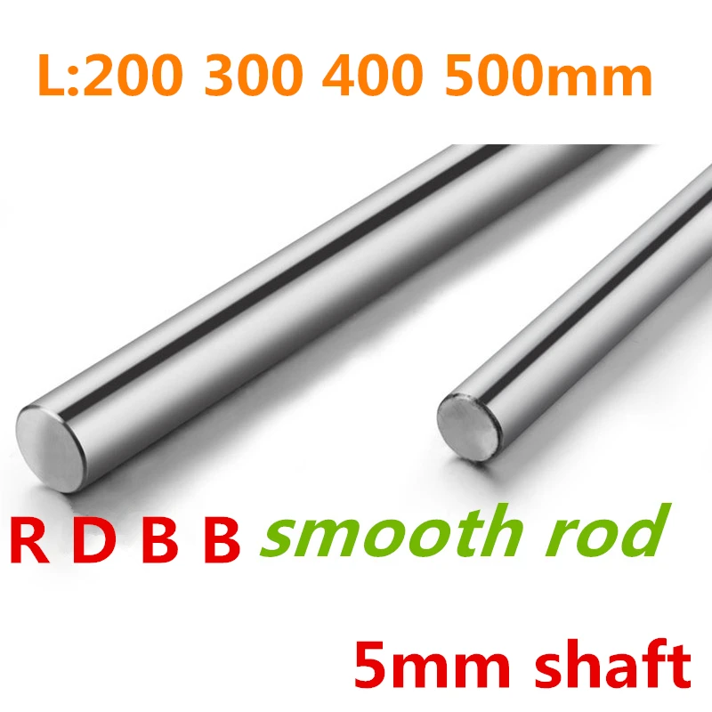 

5mm linear shaft 26mm 40mm 45mm 50mm 60mm 120mm 200mm 300mm 400mm 500mm harden linear shaft chrome plated CNC parts 3d printer