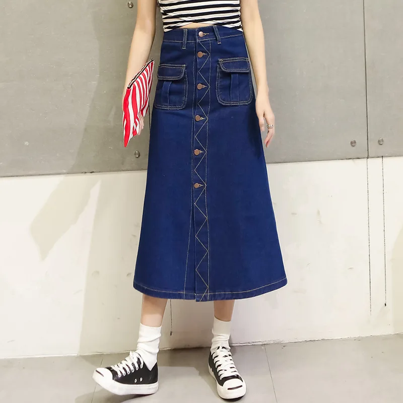 New Fashion Women's denim skirts,All match ladies' jeans skirts girls ...