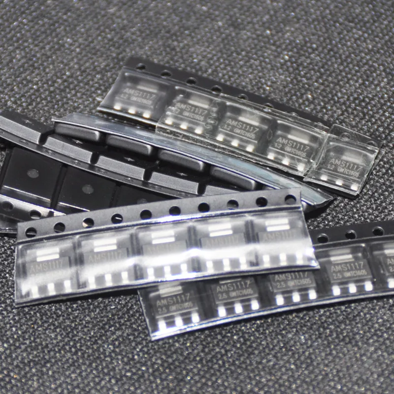 

35pcs AMS1117 Voltage Regulator Kit Assortment LM1117 AMS1117-1.2V 1.5V 1.8V 2.5V 3.3V 5.0V AMS1117-ADJ Variable 7Values X 5pcs