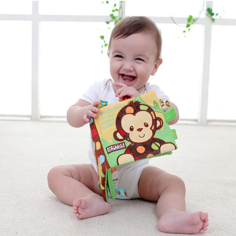 3 Style Educational Baby Toys Rattles Soft Cloth Books Rustle Sound Stroller Rattle Toy Crib Bed Baby Toys Newborns Gift DS19