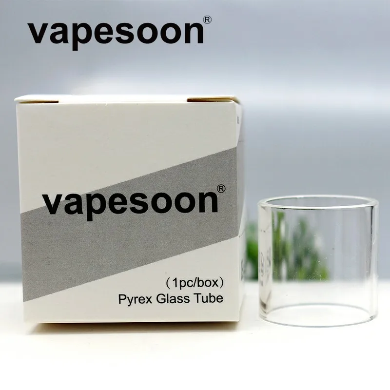 

3pcs vapesoon Replacement Pyrex Glass Tube for Vaporesso SKRR-S Mini Tank 3.5ml / 2ml Atomizer 23mm For Luxe Nano Kit / TPD Kit
