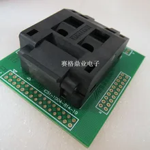IC51-1004-814-19 QFP100 TQFP100 burn-в гнездо золотое покрытие тестовая плата для интегральных схем сиденье Тесты гнездо Тесты скамья