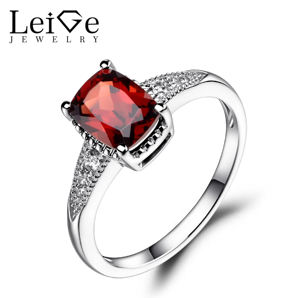 Leige Jewelry Genuine Rings Wedding Engagement Rings for Women