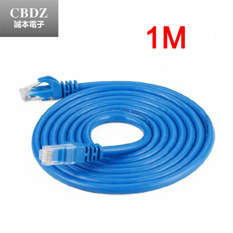 

1M 3FT RJ45 CAT5 CAT5E Ethernet LAN Network Net Working Cable M to M Patch LAN Cord Free Shipping CBDZ