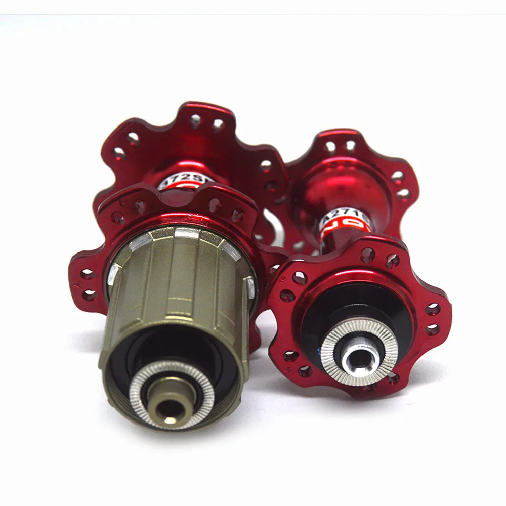 Novatec NOVATEC 271 372 Aluminum Alloy 7075 Bearing Hub Compatible with Shiman0 8/9/10/11 Speed Front 20 Rear 24 Holes