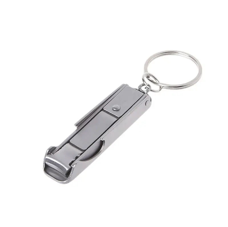 2 في 1 مسمار المقص فتاحة الزجاجات EDC جيب أداة ملف الأظافر المفاتيح للسفر تسلق اكسسوارات