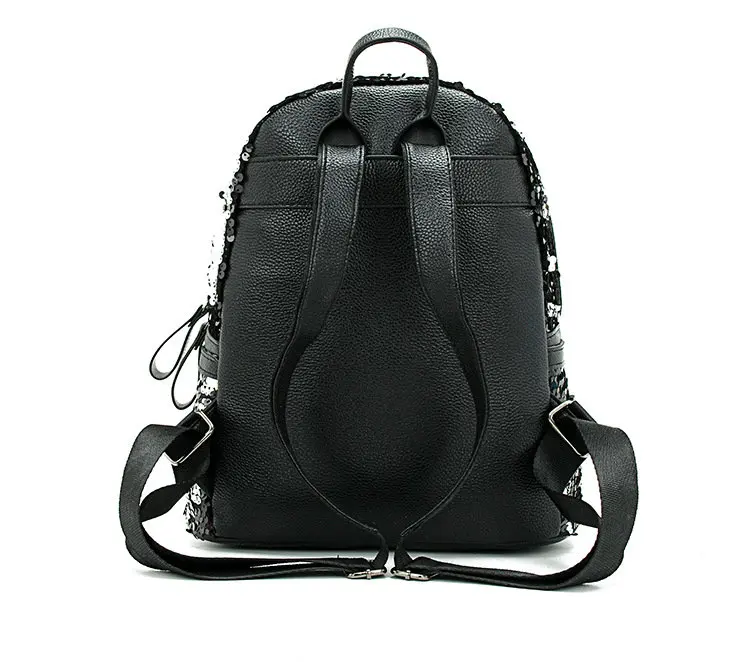 Rdywbu рюкзак с блестками и заплатками для собак, женская модная Дорожная сумка из искусственной кожи, Большая вместительная школьная сумка, рюкзак Mochilas B622