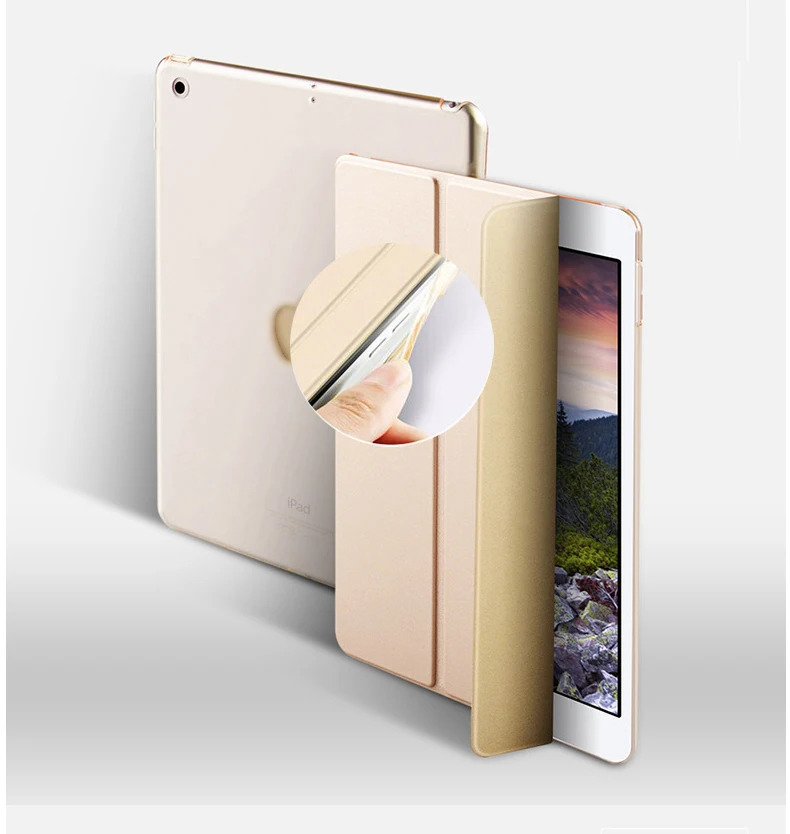 Умный чехол SUREHIN с мягкими краями для apple iPad 2017 2018 9 7 Новый Магнитный прозрачный