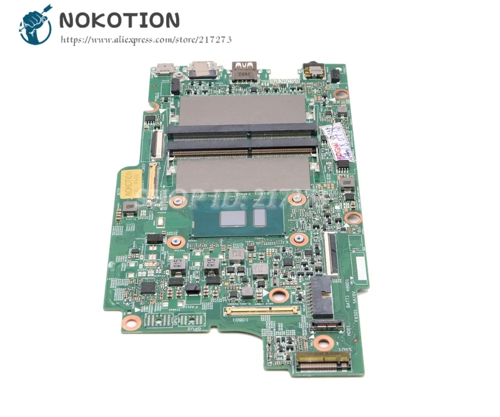 low cost  NOKOTION Laptop Motherboard For Dell Inspiron 7779 MAIN BOARD CN-0NX6FR 0NX6FR NX6FR i7-7500U 2.7 G