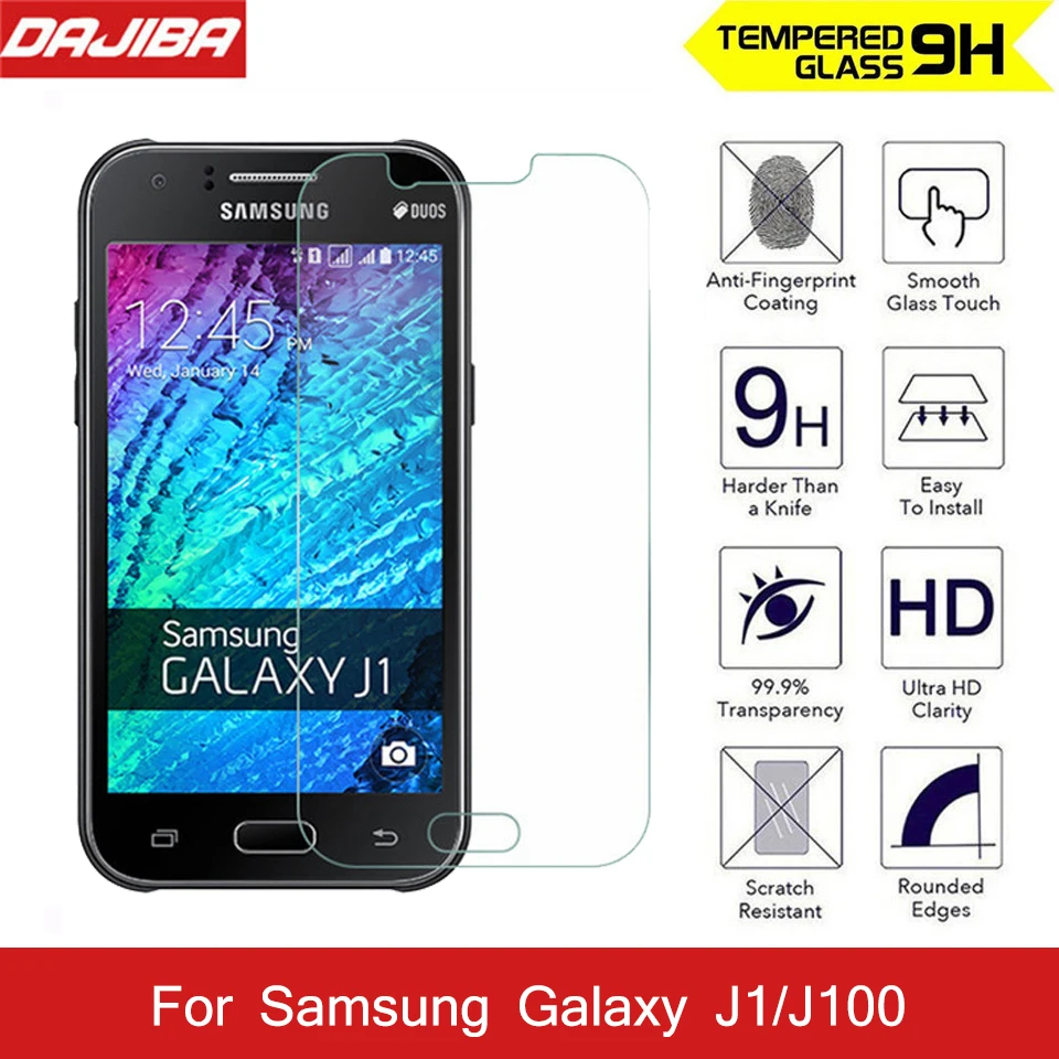 2.5D 9H закаленное стекло для экрана с защитой от царапин Samsung Galaxy J1 ультратонкая